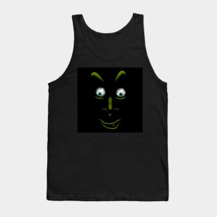 Creepy Face Tank Top